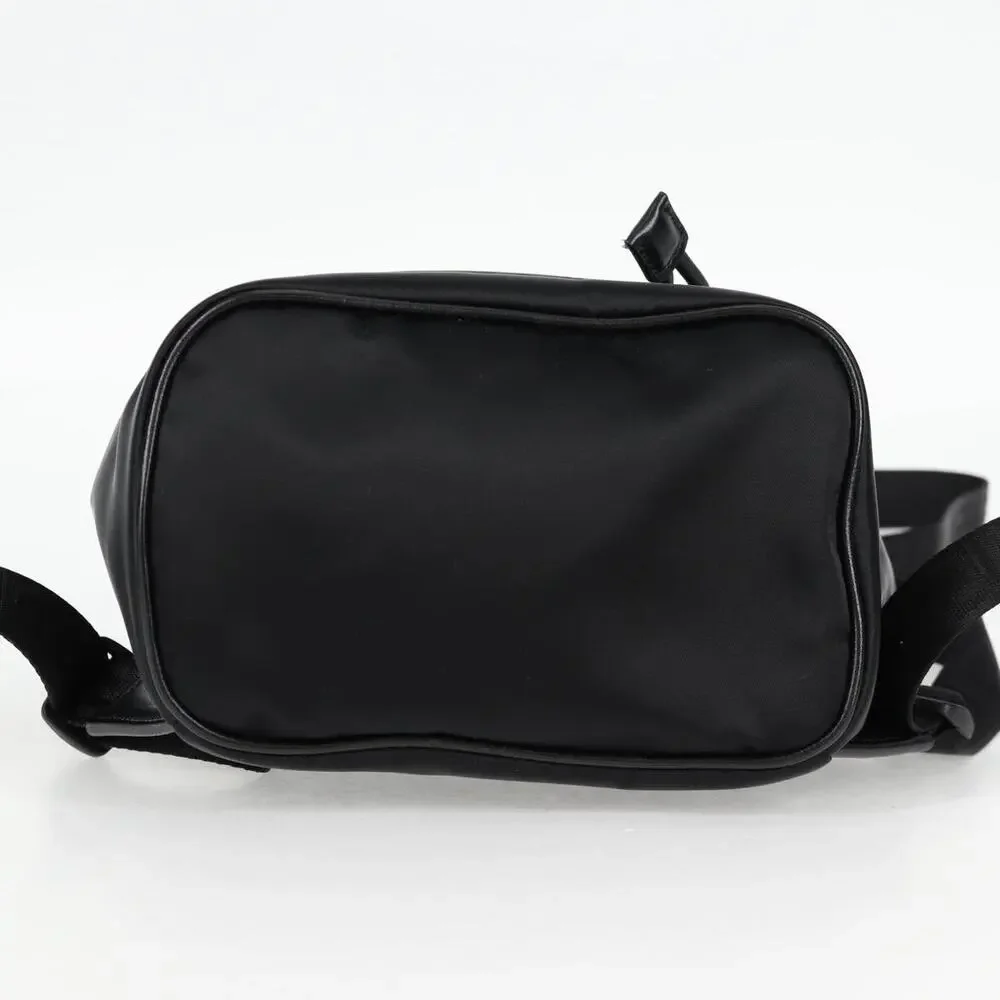 Versace Nylon Backpack Black